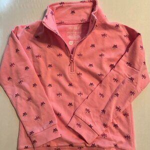Okie Dokie Girls Quarter Zip Sweatshirt-New Without Tags Size 5T